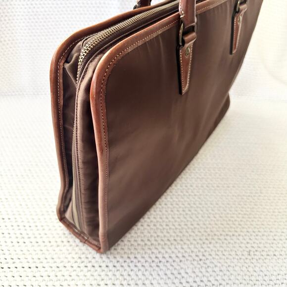 Porter Tokyo 70th Anniversary Yoshida & Co Limited Glow Brown Satin Briefcase - Picture 6 of 12